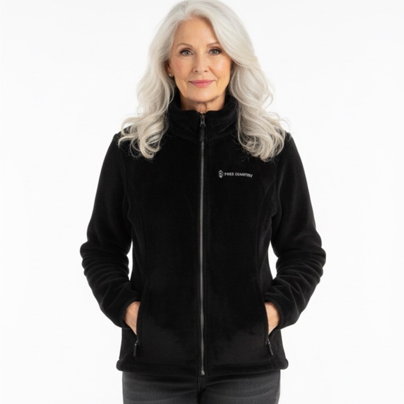 Free Country Jackets & Blazers - Free Country Fur zip up jacket